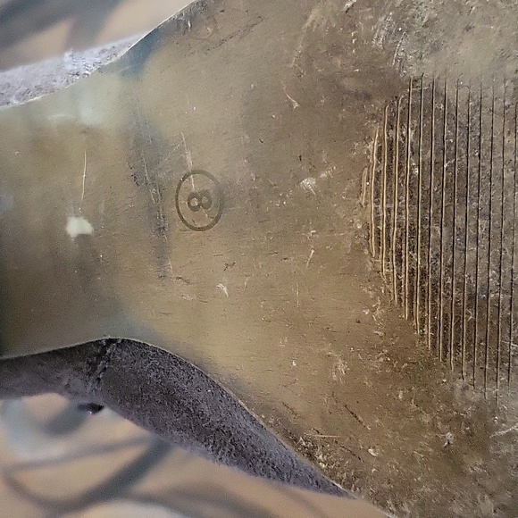 Steve Madden PLOVER Taupe Suede Leather Zippered heeles booties 8 - Picture 11 of 12